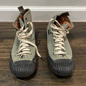 PF Flyers Canvas Grounder Hi Top Military Olive